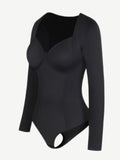 Wholesale Retro Collar t-shirt Thong Bodysuit