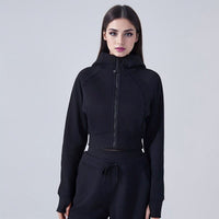 Zipper Hooded Cardigan Sweater