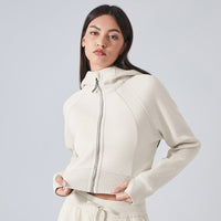 Zipper Hooded Cardigan Sweater