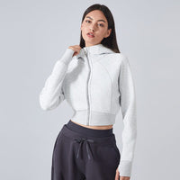 Zipper Hooded Cardigan Sweater