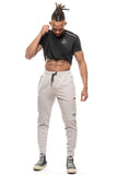 Men’s Slim Drawstring Jogger Sweatpants - workout equipememts fitness