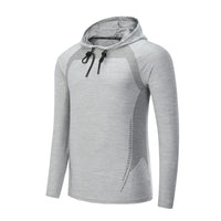 Stretchy Fitness Hoodie For Men - workout equipememts fitness