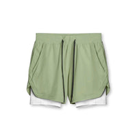 Casual 2-in-1 Basketball Shorts - workout equipememts fitness