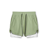 Casual 2-in-1 Basketball Shorts - workout equipememts fitness