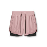 Casual 2-in-1 Basketball Shorts - workout equipememts fitness