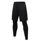Men Compression 2-In-1 Leggings - workout equipememts fitness
