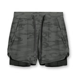 Casual 2-in-1 Basketball Shorts - workout equipememts fitness