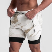 Casual 2-in-1 Basketball Shorts - workout equipememts fitness